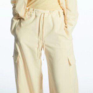 Wide Leg Wool Cargo Pant